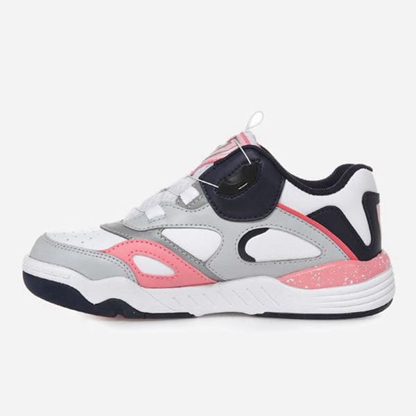 Fila Kj7 Boy's Sneakers - White/Pink/Grey,NZ 364-80472